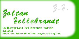 zoltan hellebrandt business card